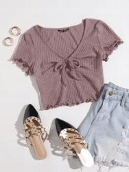 Shein Lila Texturált Felső (xs) (610059)