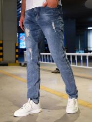 Shein Kék Lyukacsos Farmernadrág (30) (609925)