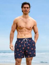  Manfinity Sötétkék Mintás Fürdőnadrág (2XL) (610162)