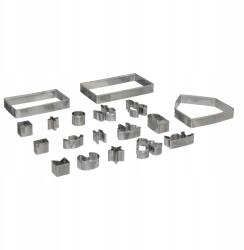 5five Mézeskalács Formák Rozsdamentes Acél 18 Db-os Szett Ezüst Karácsonyi (204677-JJA)