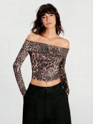 Shein Mintás Nyitott Vállú Felső (L) (608765)