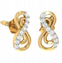 Angel gold Arany Fülbevaló Infinity Végtelen Jel 585 (K1115C/5-K)