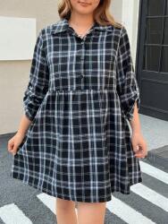 Shein Fekete Ruha Kockás (1XL) (610029)