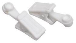  Béka Pvc mennyezeti sín akcesoria függönykarnis függönydísz 10 db (Żabka do szyny sufitowej pcv kpl akcesoria)