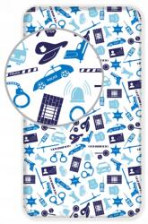 BrandMac Rendőr Blue gumis lepedő 90x200 cm (190015)