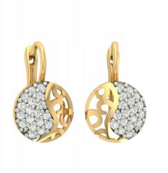 Angel gold Arany Fülbevaló Áttört Karikák Gyerekeknek 585