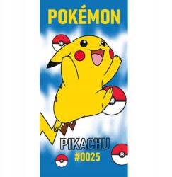 Carbotex Pokémon 0025 fürdőlepedő, strand törölköző 70x140cm (POK2408010-R)
