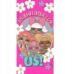 Carbotex Lol Surprise Flowers fürdőlepedő, strand törölköző 70x140cm (LOL231035 0787)
