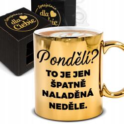 Style Couture Arany Bögre 330ml Irodába Ajándék Kávéfőnöknek Vicces Nyomtatás