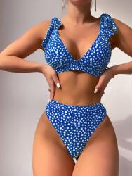 Shein Kék Mintás Fürdőruha (s) (608831)
