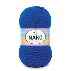  Nako Elit baby bolyhosodásmentes fonal 10346 - Királykék