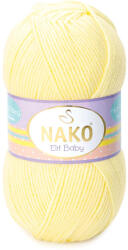  Nako Elit baby bolyhosodásmentes fonal 03664 - Világos sárga