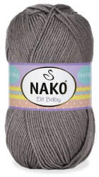  Nako Elit baby bolyhosodásmentes fonal 10994 - Sötétszürke