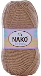  Nako Elit baby bolyhosodásmentes fonal 00974 - Világos barna