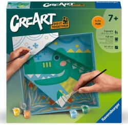 Ravensburger Jucarie creativa Ravensburger Set pictura CreArt, Ravensburger, 5x40cm, culori acrilice (25865)