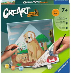 Ravensburger Jucarie creativa Ravensburger CreArt Do it together - dogs, painting (25866)