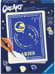 Ravensburger Jucarie creativa Ravensburger CreArt - Zodiac sign Aries, painting (23736)