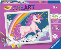Ravensburger Jucarie creativa Ravensburger CreArt - Pink Unicorn, painting (23996)