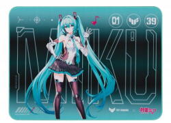 ASUS Mouse pad Asus gaming TUF gaming P1 Hatsune Miku, turcoaz, 360x260mm, material textil, cauciuc (90MP04C0-BPUA00) Mouse pad