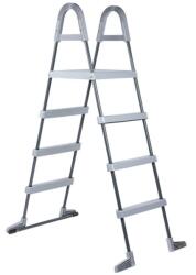 Mountfield Azuro Deluxe grafit medence létra ülőlappal, 2 x 4 lépcsőfok - 125cm (3EXX0738)