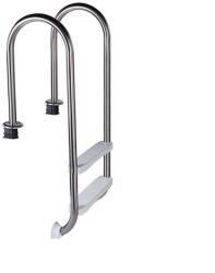 Mountfield Azuro Slim 2 lépcsőfokos, kis ívű, rozsdamentes medence létra készlet (3EXX0344) - medencemarket