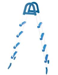 Mountfield Azuro kék medence létra, 2 x 4 lépcsőfok - 125cm (3EXX0190)