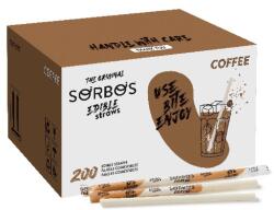 SORBOS ядливи плодови сламки КАФЕ (200бр. )