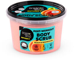 Organic Shop edzés utáni testradír őszibarackkal és magnéziummal 250 ml - perfectlife