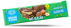 Brain Foods gluténmentes ostyaszelet csokoládéba mártott, mogyorós kakaós krémmel töltött, édesítőszerekkel 40 g - perfectlife