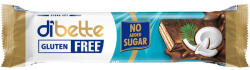 DIBETTE nas szelet kókusz ízű krémmel töltött tejcsokoládéba mártott ostya hozzáadott cukor nélkül 26 g - perfectlife