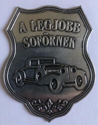  Fém címke Legjobb Sofőrnek