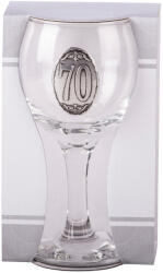  Ón címkés Boros üvegpohár Évszámos 70