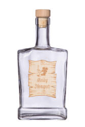  Fa címkés FC4 Piatta Boldog Névnapot 0, 5 Literes üvegpalack