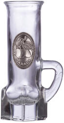  Ón címkés füles Grappa üvegpohár 0, 04 Literes barack