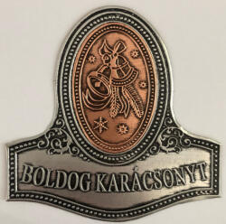  Fém címke réz betétes Csengő