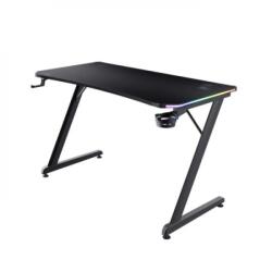 Trust Birou gaming Trust GXT 709 Luminus, iluminare RGB, greutate 15.5 kg, greutate maxima 150 kg, negru (TR-25184) - freshit