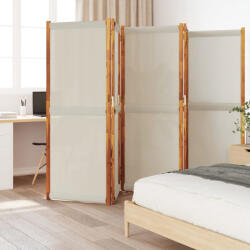 vidaXL Világosszürke 5 paneles térelválasztó 350 x 180 cm (4003357)