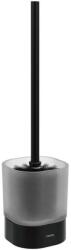 RAVAK Chrome - Perie de toaletă, stativă, sticlă/negru mat X07P1385 (X07P1385)