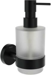RAVAK Kona - Dozator de săpun cu suport, sticlă/negru mat X07P1310 (X07P1310)