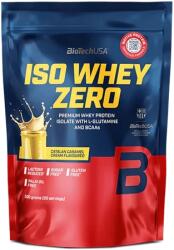 BioTechUSA Iso Whey Zero prémium fehérje 500 g Catalan Caramel Cream