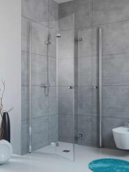 Radaway Fuenta New KDD B szögletes zuhanykabin 80x90 átlátszó