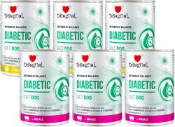 Disugual Veterinary DIABETIC Hrană umedă pentru câini cu pui/porc (adulti) 6x400g