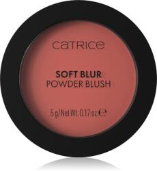 Catrice Soft Blur Powder Brush púderes arcpír matt hatással árnyalat 060 Berry me later! 5 g