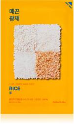 Holika Holika Pure Essence Rice szövet arcmaszk az arcbőr élénkítésére és vitalitásáért 23 ml