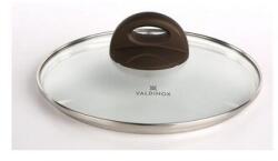 VALDINOX üvegfedő, 20x5x20cm, barna, gőzellátó funkcióval