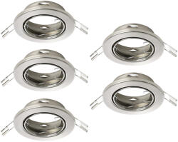 EGLO Süllyesztett lámpa keret, 5 darabos - Agulo Eglo 75857, 5xGU10 foglalattal, 220-240 V, IP20/IP23 (75857)