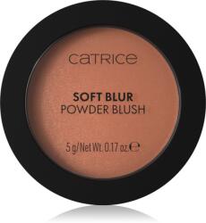 Catrice Soft Blur Powder Brush púderes arcpír matt hatással árnyalat 050 Born to blonze 5 g
