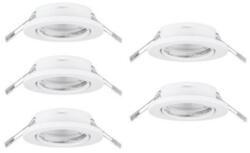 EGLO Süllyesztett lámpa keret, 5 darabos - Agulo Eglo 75851, 5xGU10 foglalattal, 220-240 V, IP20/IP23 (75851)