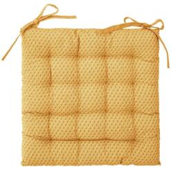 Atmosphera Créateur d'intérieur OTTO, 37 x 37 cm méretű, kötözős, tűzött székpárna - sárga (163962r)