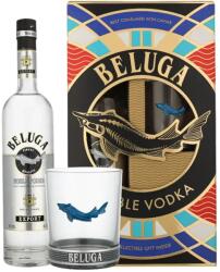 BELUGA Noble Vodka 0, 7l 40% + pohár